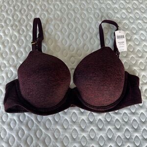 NWT - Soma Embraceable Full Coverage Geo Lace Trim 34C